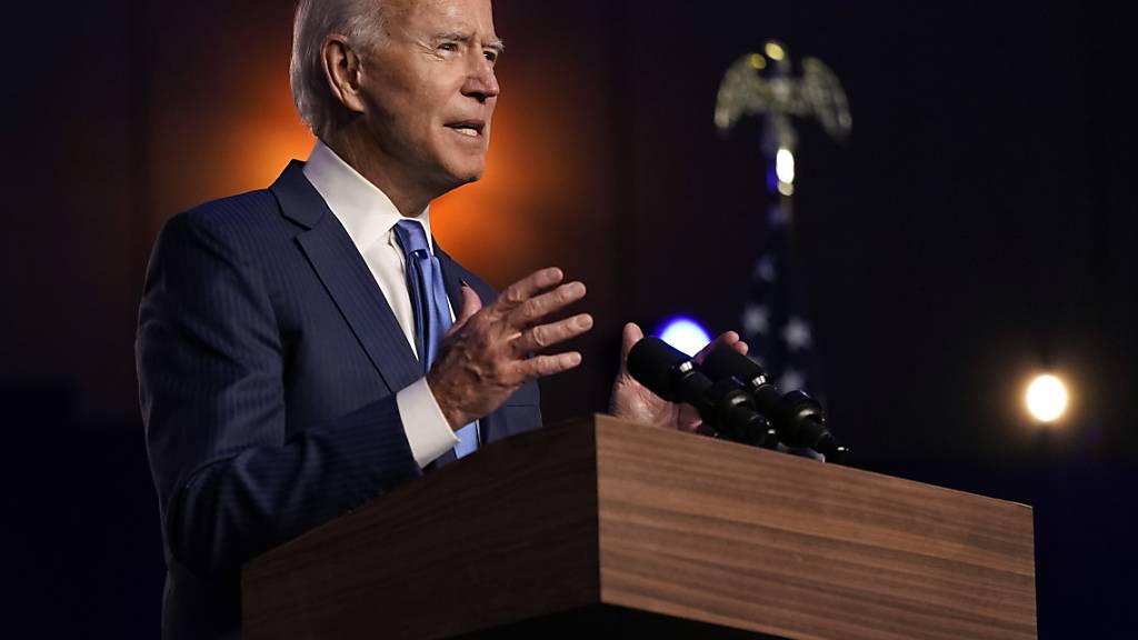 dpatopbilder - Joe Biden hat übereinstimmenden Berichten zufolge die US-Wahl gewonnen. Foto: Carolyn Kaster/AP/dpa