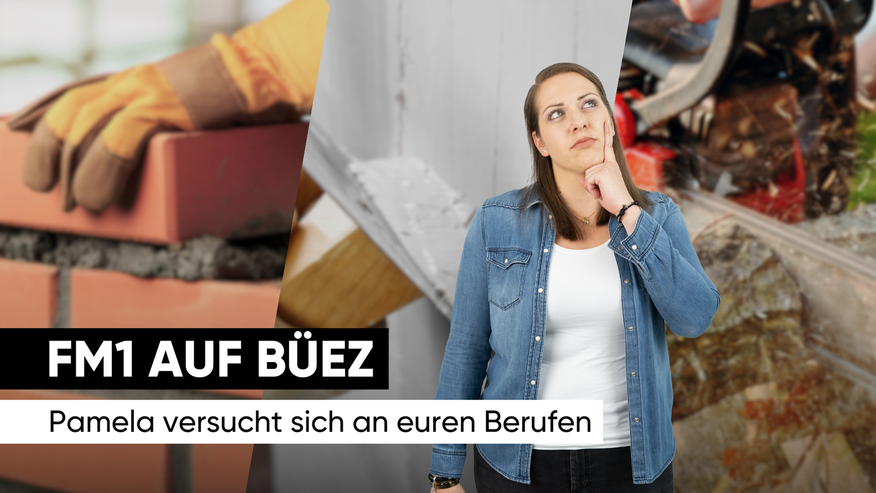 Pamela versucht sich als Forstwartin.