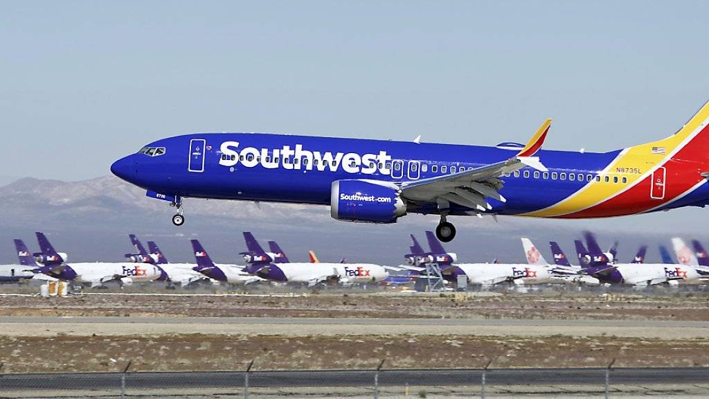 Eine Boeing 737 MAX der US-Gesellschaft Southwest Airlines. (Archivbild)