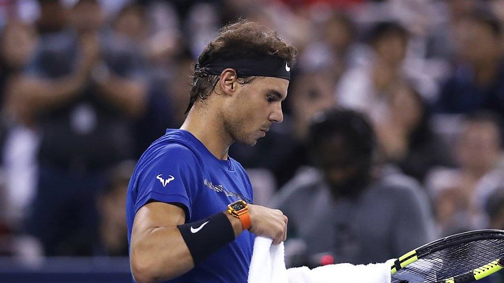 Wegen Knieproblemen: Rafael Nadal muss während den Swiss Indoors eine Auszeit nehmen