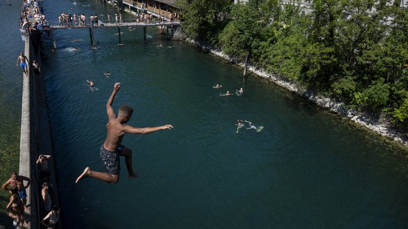 Limmat am unteren Letten