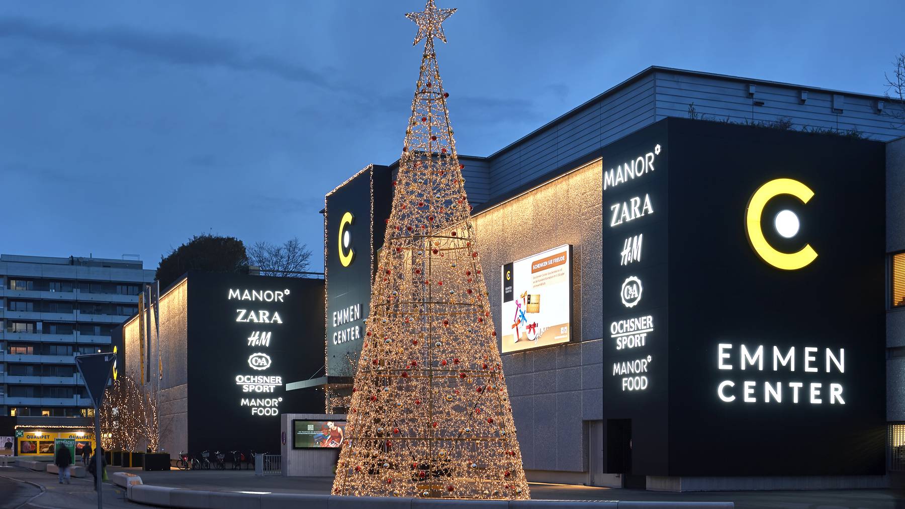 Emmen Center Weihnachtsbeleuchtung