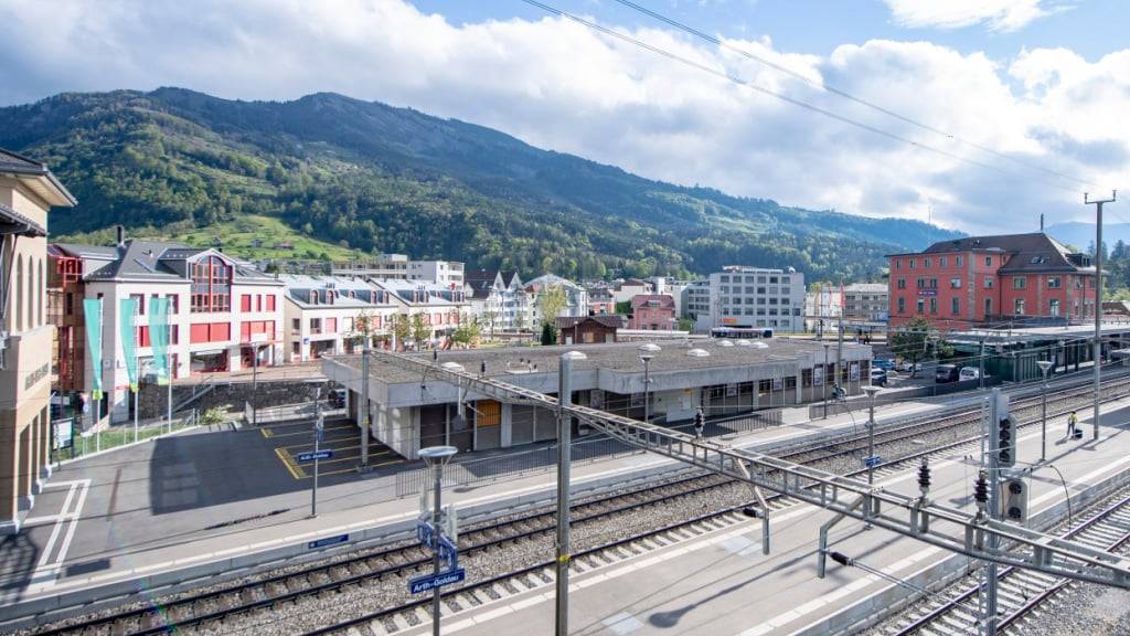 Der Bahnhof Arth-Goldau ist einer der Verkehrsknotenpunkte des Kantons Schwyz.