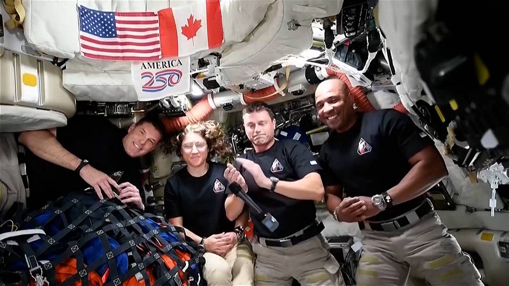 Crew von Mond-Mission «Artemis 2» feiert Rekorde