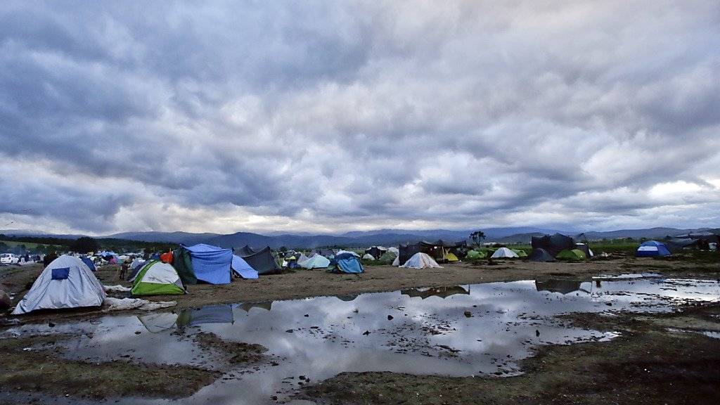 Das Lager in Idomeni