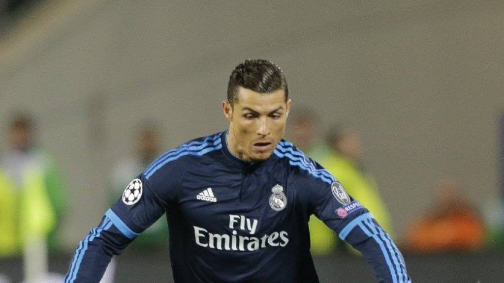 Cristiano Ronaldo in unnachahmlicher Manier