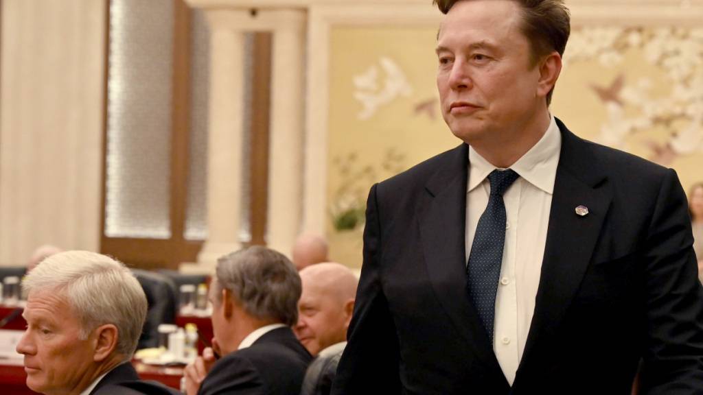 ARCHIV - Tech-Milliardär Elon Musk bei einem Treffen. Foto: Johannes Neudecker/dpa