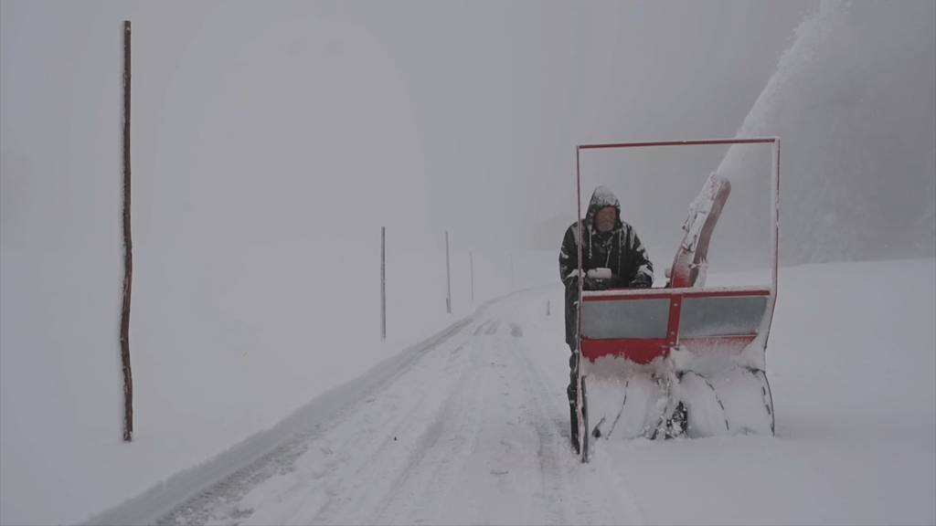 Wintereinbruch: Bis zu einem halben Meter Neuschnee im Bündnerland