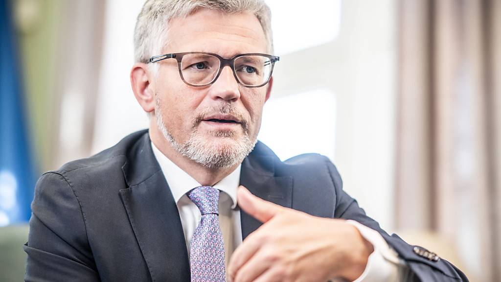 ARCHIV - Andrij Melnyk, damals Botschafter der Ukraine in Deutschland. Foto: Michael Kappeler/Deutsche Presse-Agentur GmbH/dpa/Archivbild