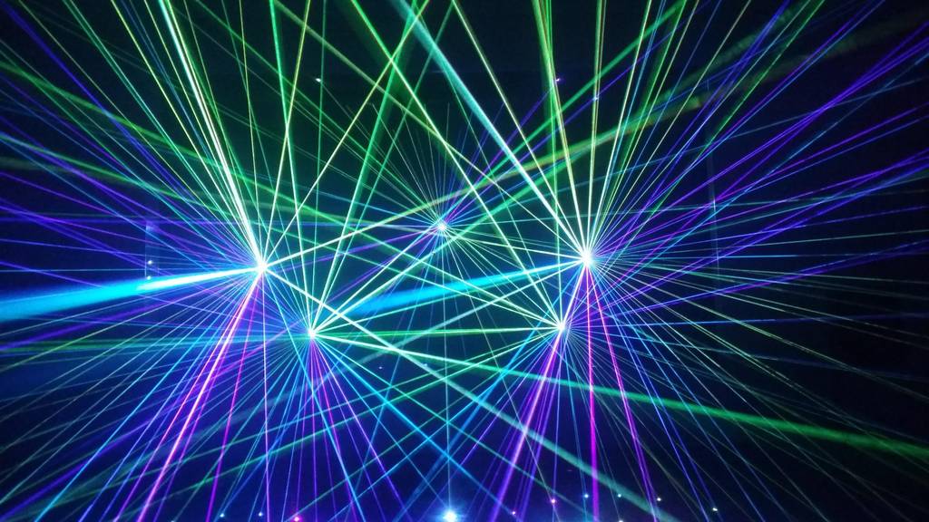 Lasershow in Bremgarten