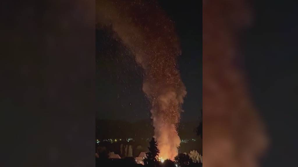Badeverbot in der Aare bei Wynau wegen Brand