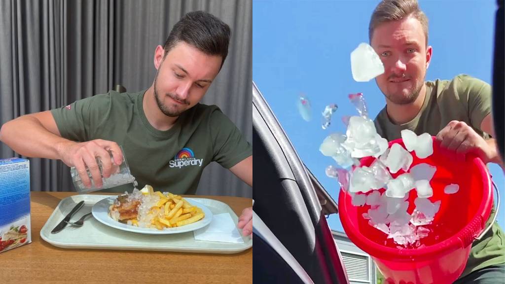 Heisses Wetter: Dominik sorgt wirklich überall für Abkühlung