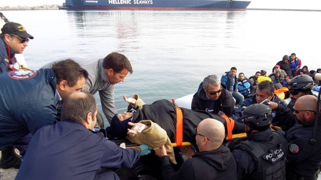 Die meisten Flüchtlinge kommen übers Mittelmeer nach Europa.