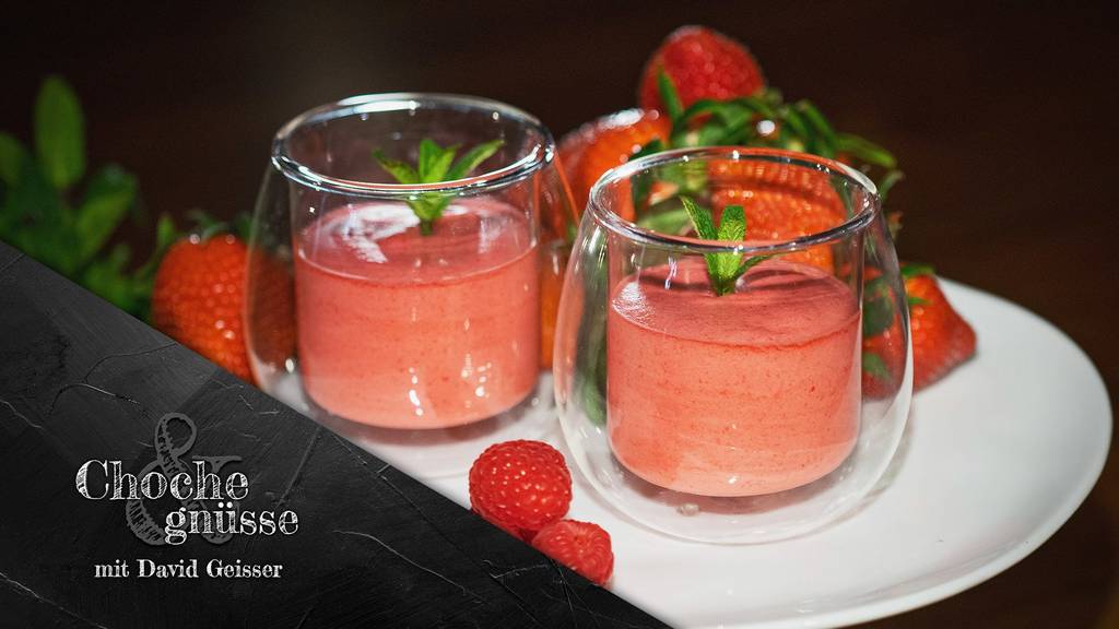 Himbeermousse