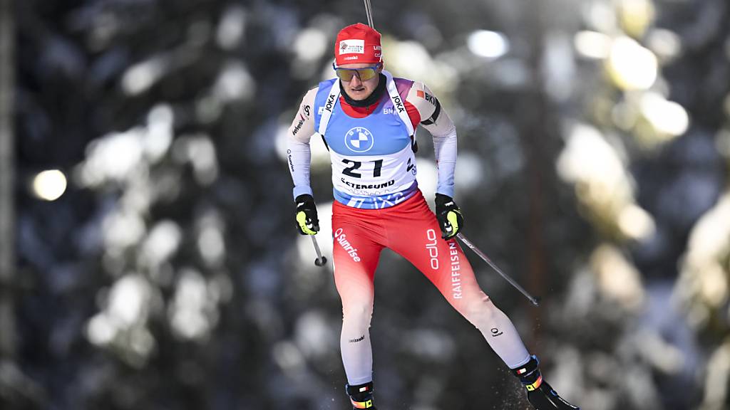 Sebastian Stalder (hier im Einzelrennen vom Sonntag) zeigte als Startläufer erneut eine überzeugende Leistung