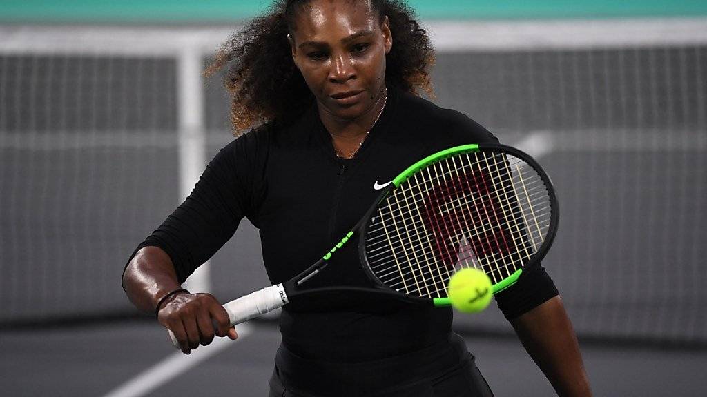 Noch nicht bereit für das Australian Open: Serena Williams