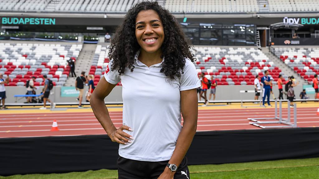 Mujinga Kambundji zeigte sich beeindruckt vom neuen WM-Stadion in Budapest