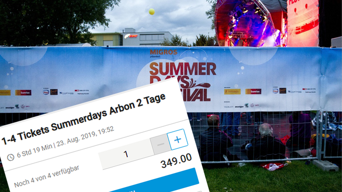 Summerdays-Tickets zum Wucherpreis