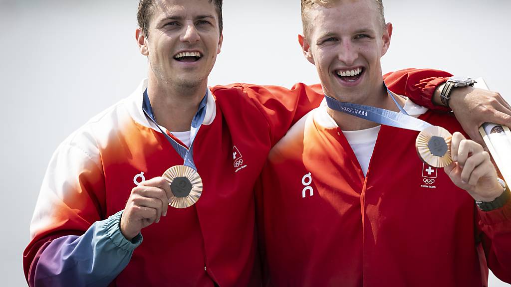 Roman Röösli (links) und Andrin Gulich wurden bereits Welt- und Europameister. Nun haben sie auch eine Olympia-Medaille gewonnen