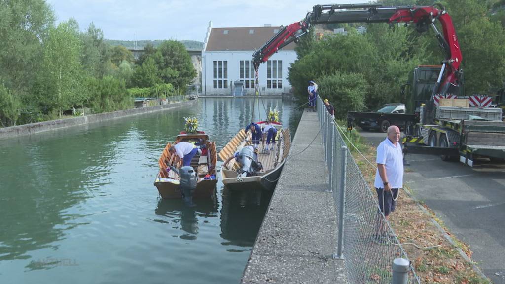 Tiefe Pegelstände: Schiffe der «Hirsefahrt» müssen auf Strasse ausweichen