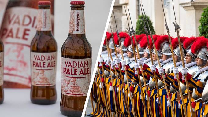 Im Vatikan kann man Vadian-Bier trinken