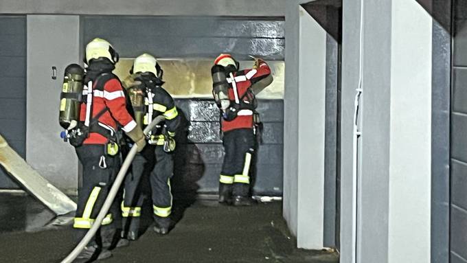 Garage fängt Feuer und sorgt für tausende Franken Sachschaden