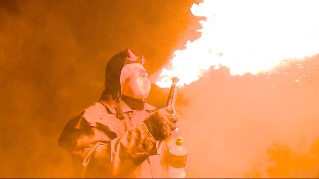 Hexenfeuer in Laufenburg