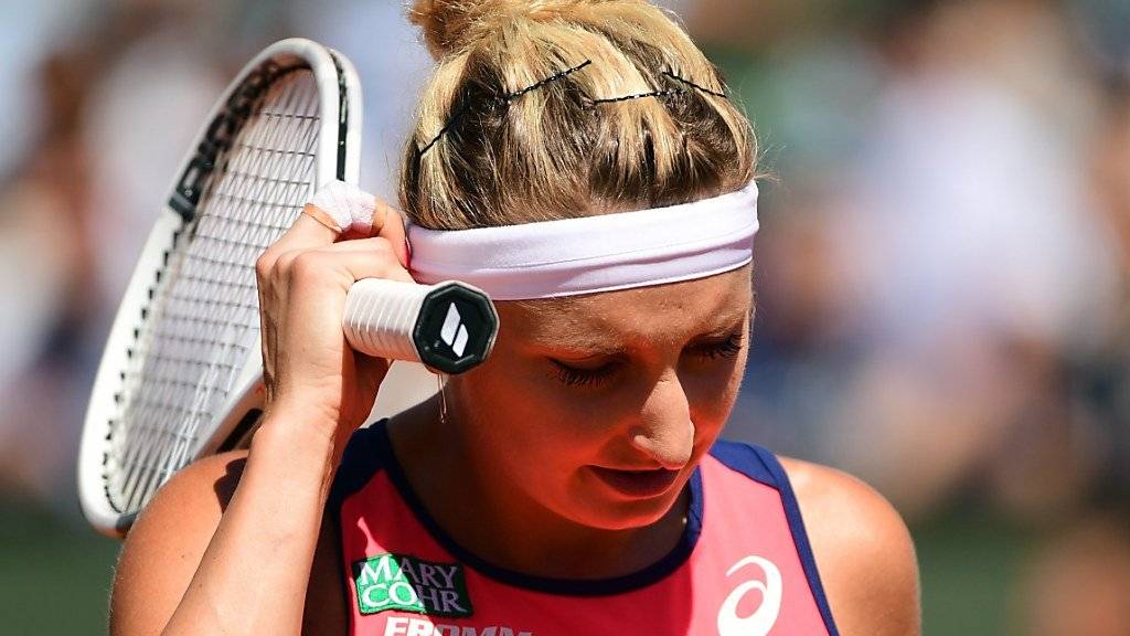 Enttäuscht, aber doch zufrieden mit ihren Leistungen am French Open: Timea Bacsinszky