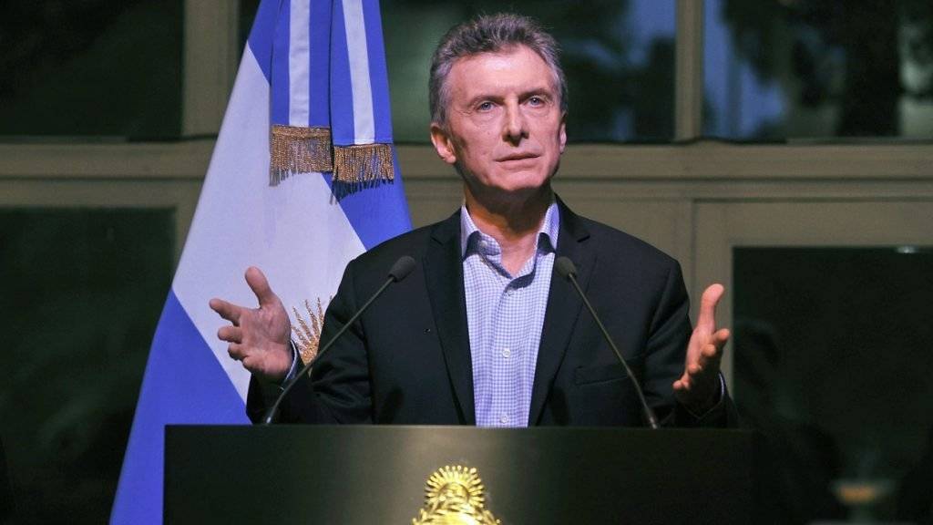 Argentiniens Präsident Mauricio Macri: Nach der Beilegung des Streits mit Hedgefonds hat das Land erstmals wieder Staatsanleihen an den Finanzmärkten platziert. (Archivbild)