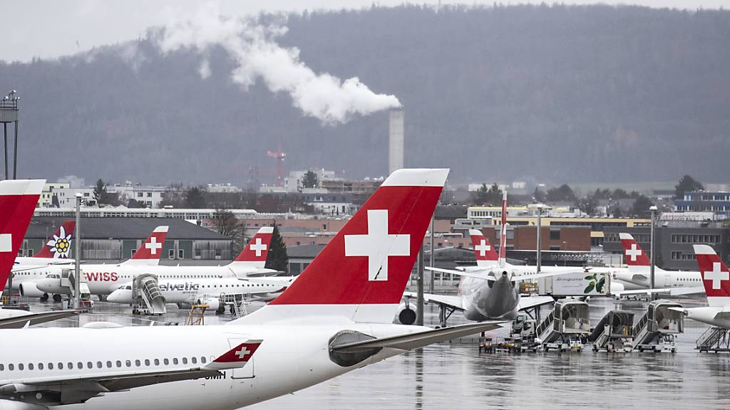 Der Flughafen Zürich verzeichnete im Februar fast gleich viele Passagiere, wie im Vorjahresmonat.