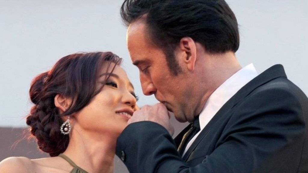 Nicolas Cage und Alice Kim haben sich im Januar getrennt. Im August hätten sie ihre zwölften Hochzeitstag gefeiert (Archiv)