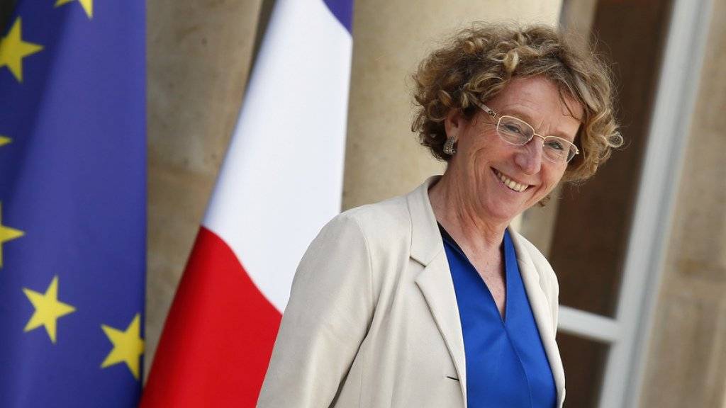 Arbeitsministerin Muriel Pénicaud nach der Kabinettssitzung am Mittwoch in  Paris. Sie hat eine Schlüsselrolle im Kampf gegen die hohe Arbeitslosigkeit.