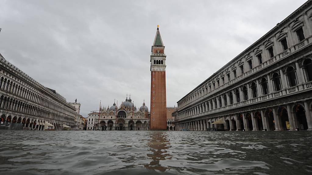 ARCHIV - Klima- und Meeresforscher warnen für die Region Venedig vor einem Anstieg des Meeresspiegels um mehr als einen Meter in den nächsten Jahrzehnten. Foto: Lapresse/Anteo Marinoni/LaPresse via ZUMA Press/dpa