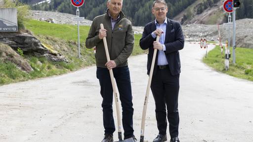 Wallis startet Bau von Strasse und Seilbahn nach Blatten
