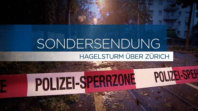 Schwerer Hagelsturm sorgt für Zerstörung in Zürich (Komplette Sondersendung)