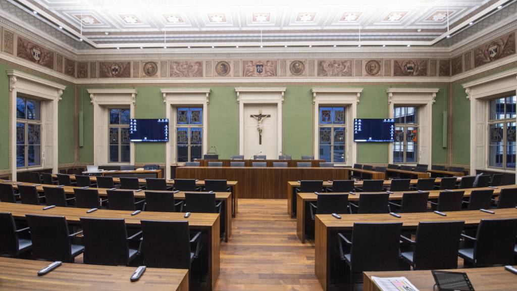 Der Grosse Gemeinderat tagt im Saal des Kantonsrats. (Archivaufnahme)