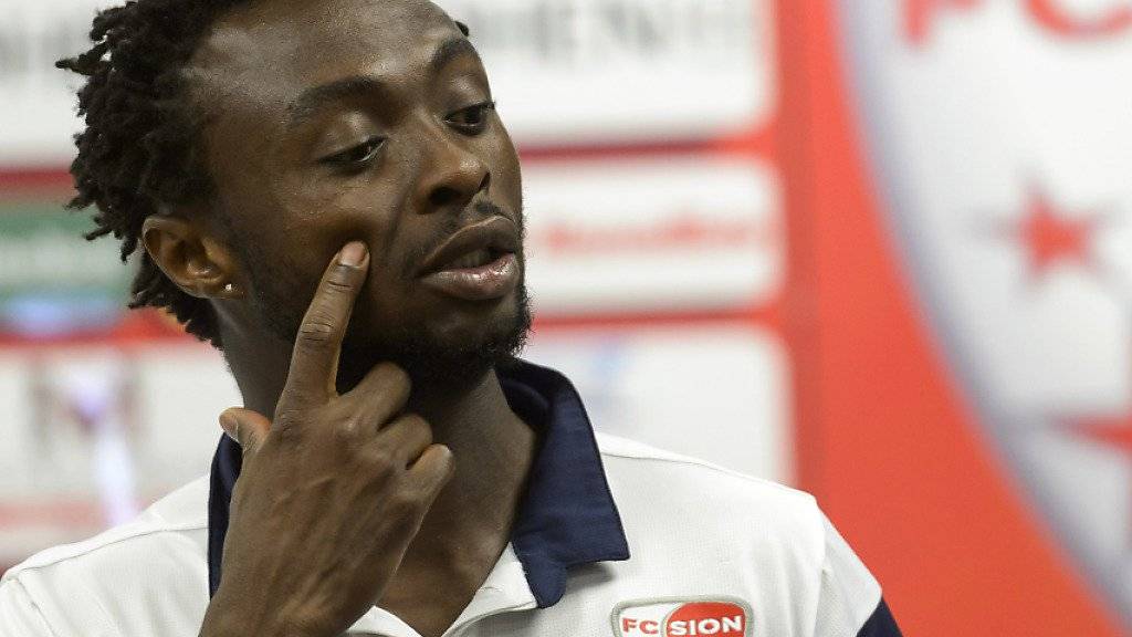 Xavier Kouassi wurde mit dem FC Sion 2015 als Captain Cupsieger