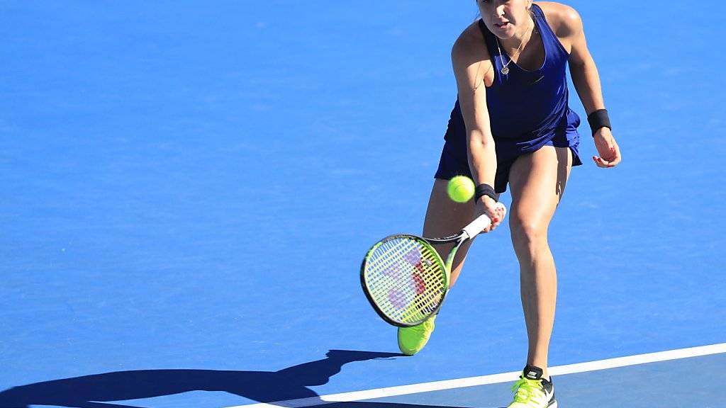 Belinda Bencic verpasste in Hobart den Einzug in ihren achten Final auf der WTA-Tour