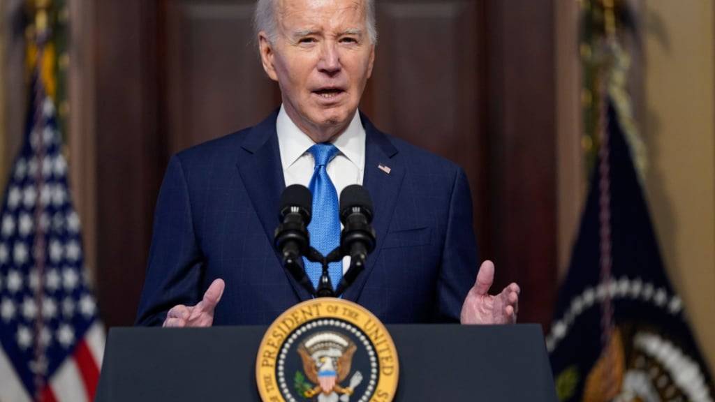 Die US-Republikaner forcieren Amtsenthebungs-Ermittlungen gegen US-Präsident Joe Biden. Foto: Evan Vucci/AP/dpa