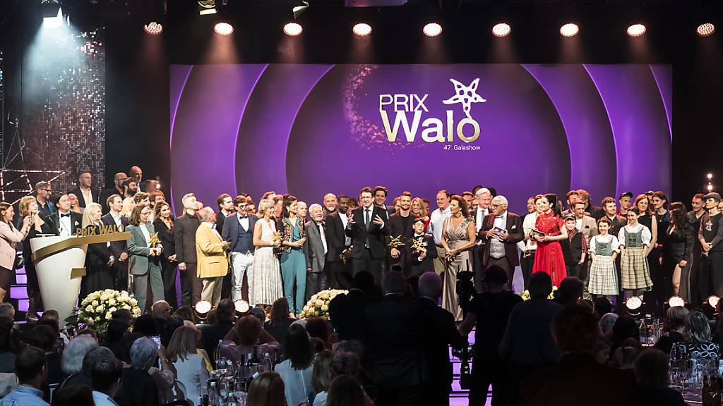 Die Preisträgerinnen und Preisträger der letztjährigen Verleihung des Prix Walo standen während der Gala noch nicht vor Fernsehkameras. (Archivbild)