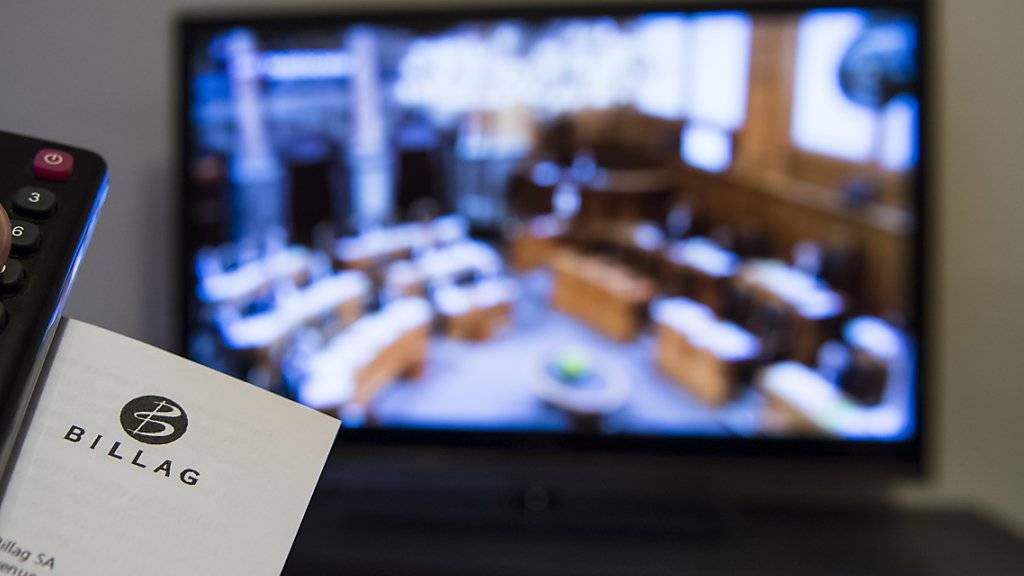 Die Gewerbekammer, das Parlament des Schweizerischen Gewerbeverbandes, hat ein Ja zur No-Billag-Initiative beschlossen. (Themenbild)