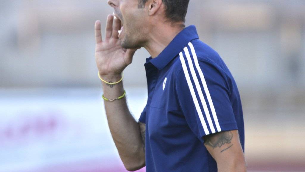 Lausanne-Sport-Trainer Fabio Celestini peitscht seine Spieler nach vorne