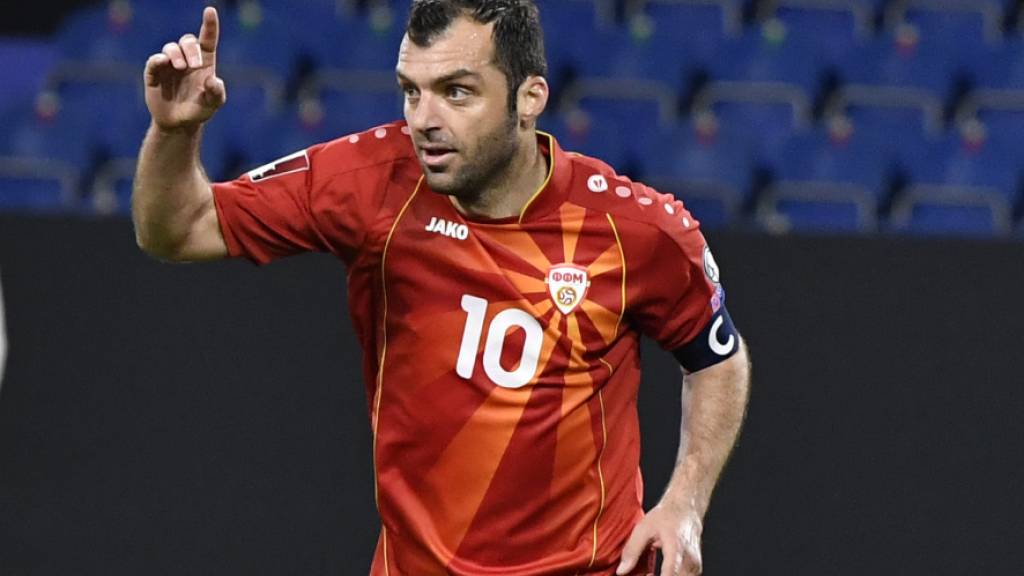 Auf Goran Pandev lasten fast sämtliche Erwartungen der kleinsten, an der EM vertretenen Fussballnation, Nordmazedonien