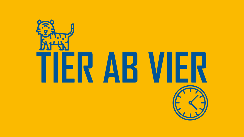 Tier ab Vier