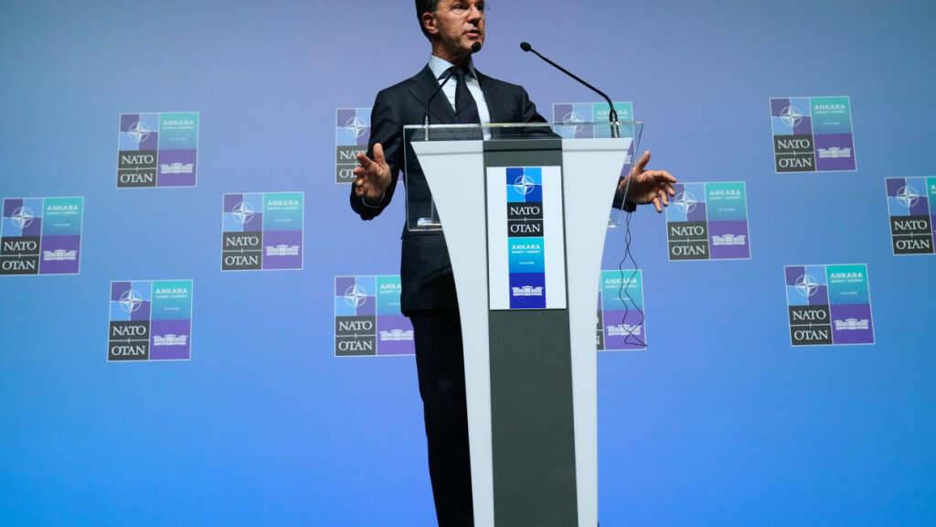 NATO-Generalsekretär Mark Rutte. Foto: Hussein Malla/AP/dpa