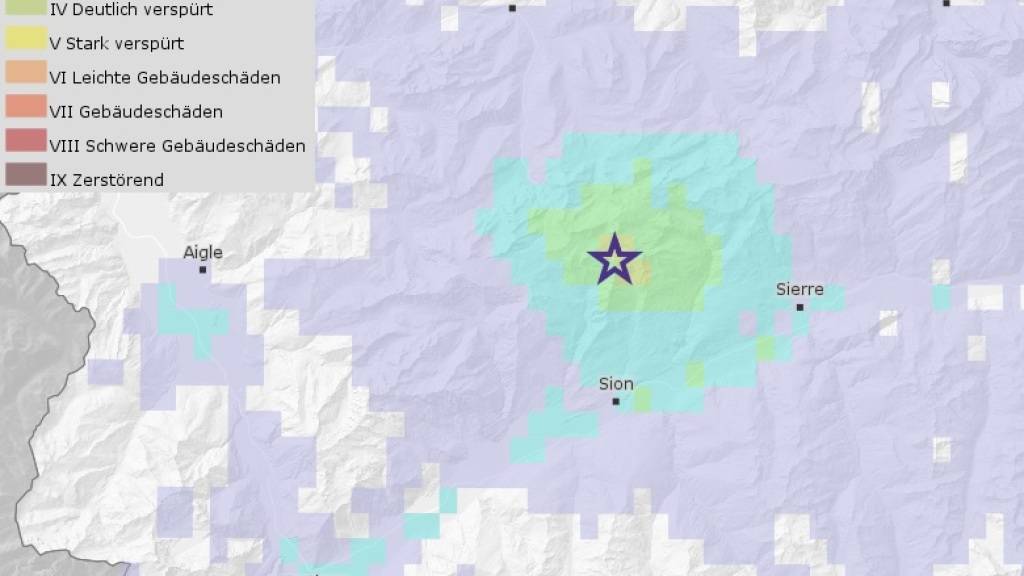 Mehrere leichte Erdbeben haben sich in der Nacht auf Dienstag, am Dienstagmorgen und am Dienstagabend unweit des Sanetschpasses nördlich des Walliser Hauptorts Sitten ereignet.