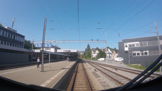 Im Führerstand von St.Gallen nach Luzern