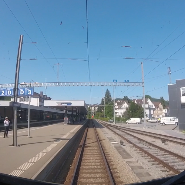 Im Führerstand von St.Gallen nach Luzern