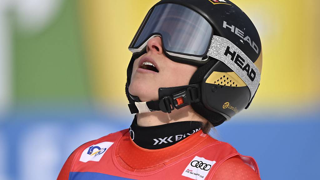 Lara Gut-Behrami hält sich im ersten Abfahrts-Training in Saalbach noch zurück