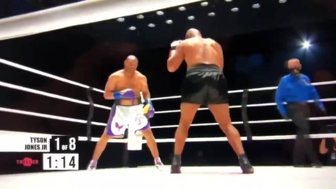 Comeback-Kampf: Mike Tyson und Roy Jones Jr. trennen sich mit Unentschieden